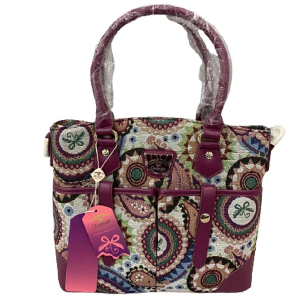 Fricaine Cloud Nine Satchel Jacquard Exotic Bag Series